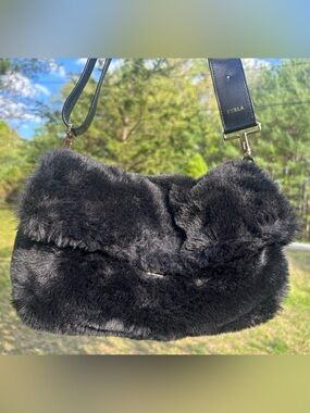 Furla Fur Crossbody Bag  - Black